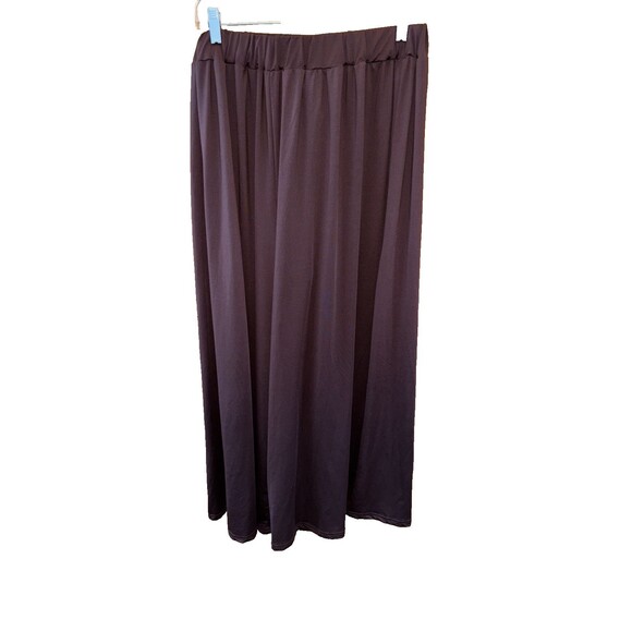 SHEIN Two Piece Set Crop Top Wide Leg Pants Women XL Cozy Knit Chocolate Brown - Picture 6 of 10